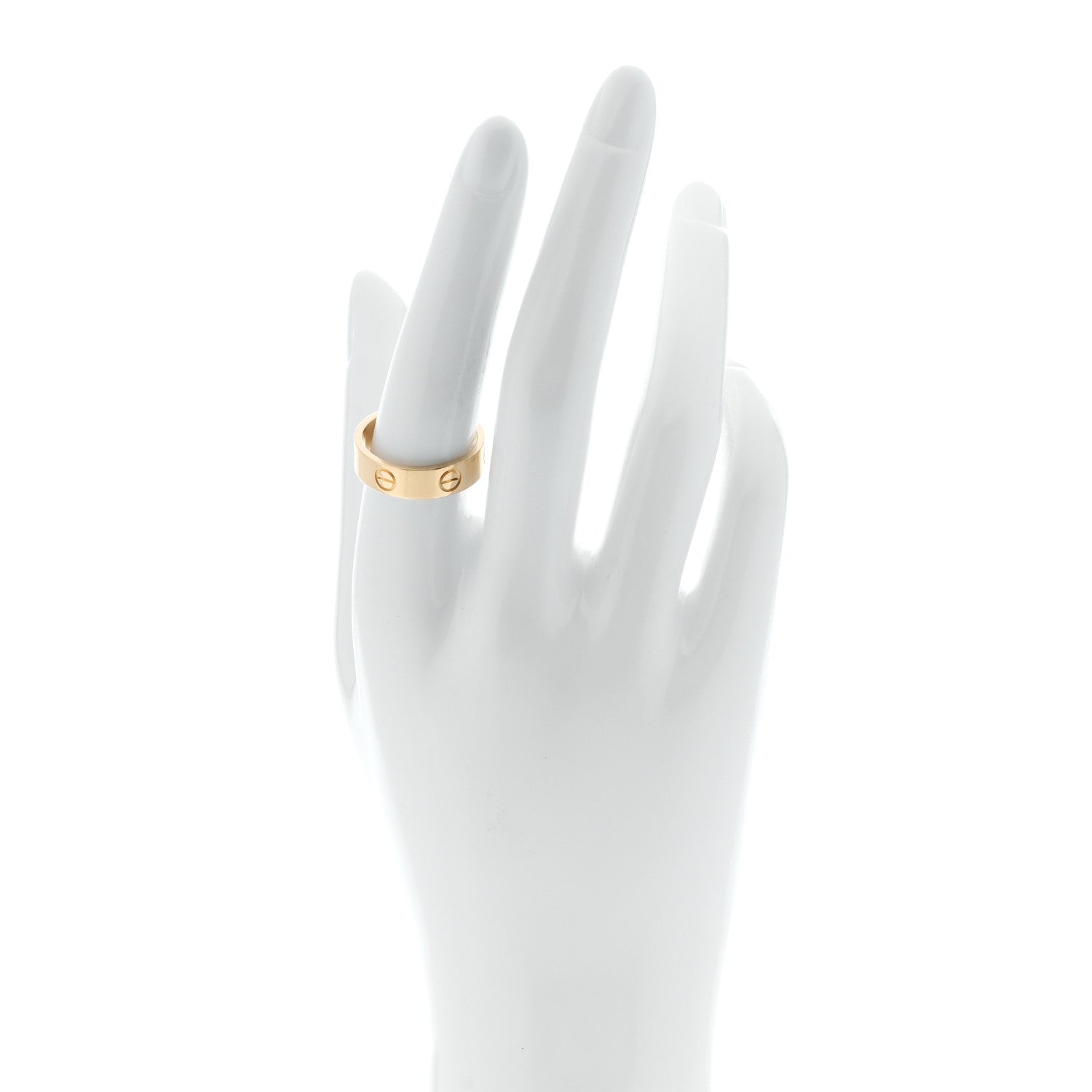 Cartier 18K Yellow Gold 5.5mm LOVE Ring 56 7.75 2 of 4