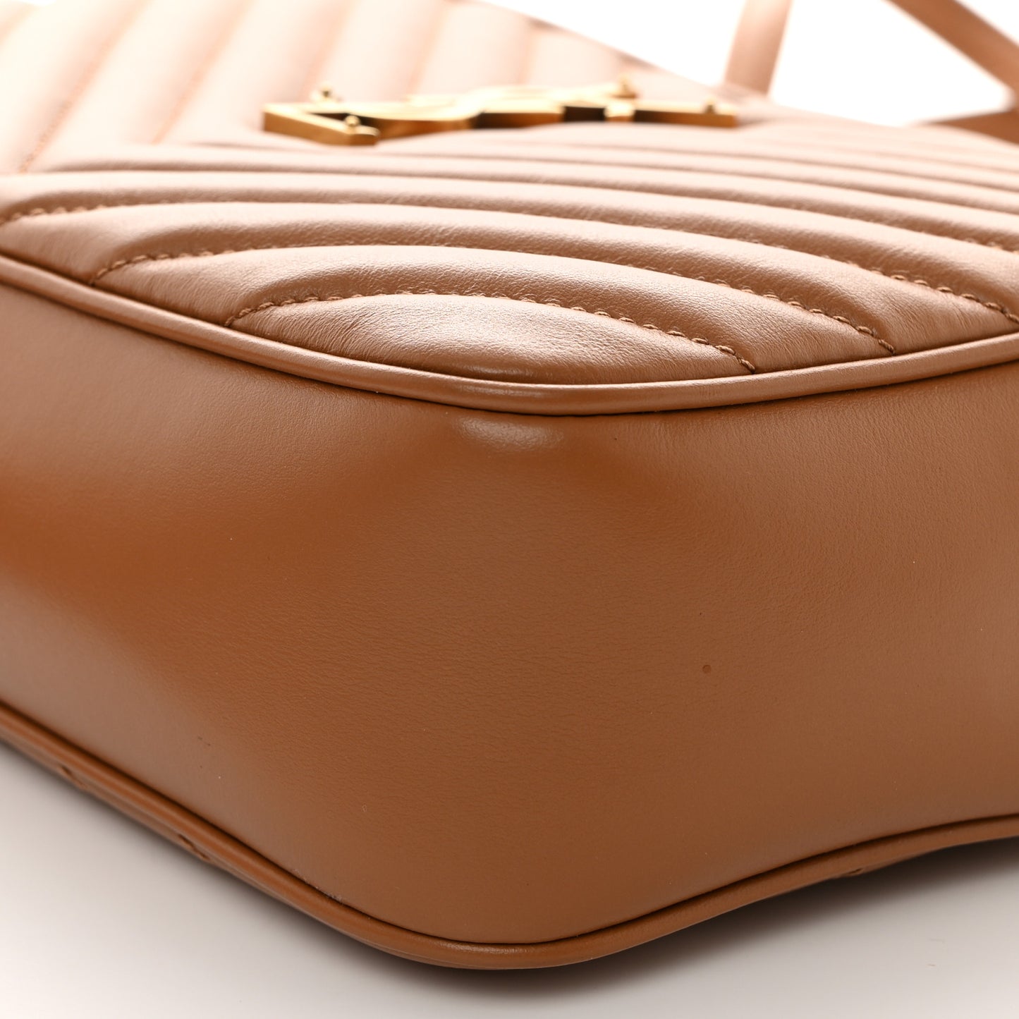 Calfskin Matelasse Monogram Lou Camera Bag Cinnamon