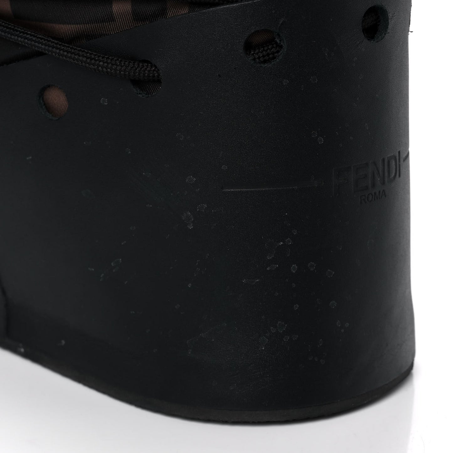 Nylon Rubber FF Moon Boots 39 Tobacco Black