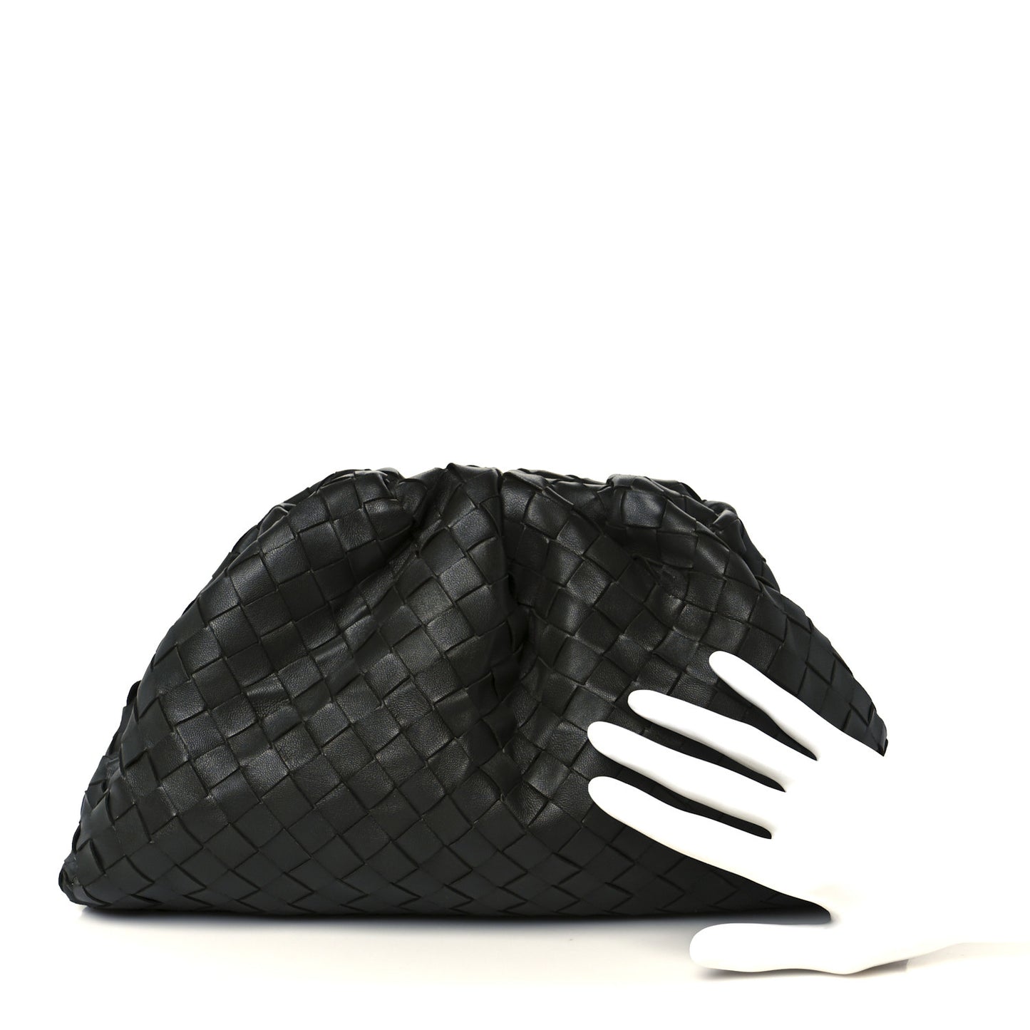 Nappa Maxi Intrecciato The Pouch Oversized Clutch Camping