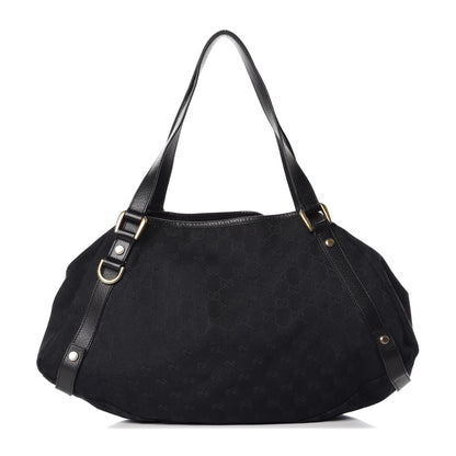 Gucci Monogram Medium Abbey Shoulder Bag Black 1 of 10
