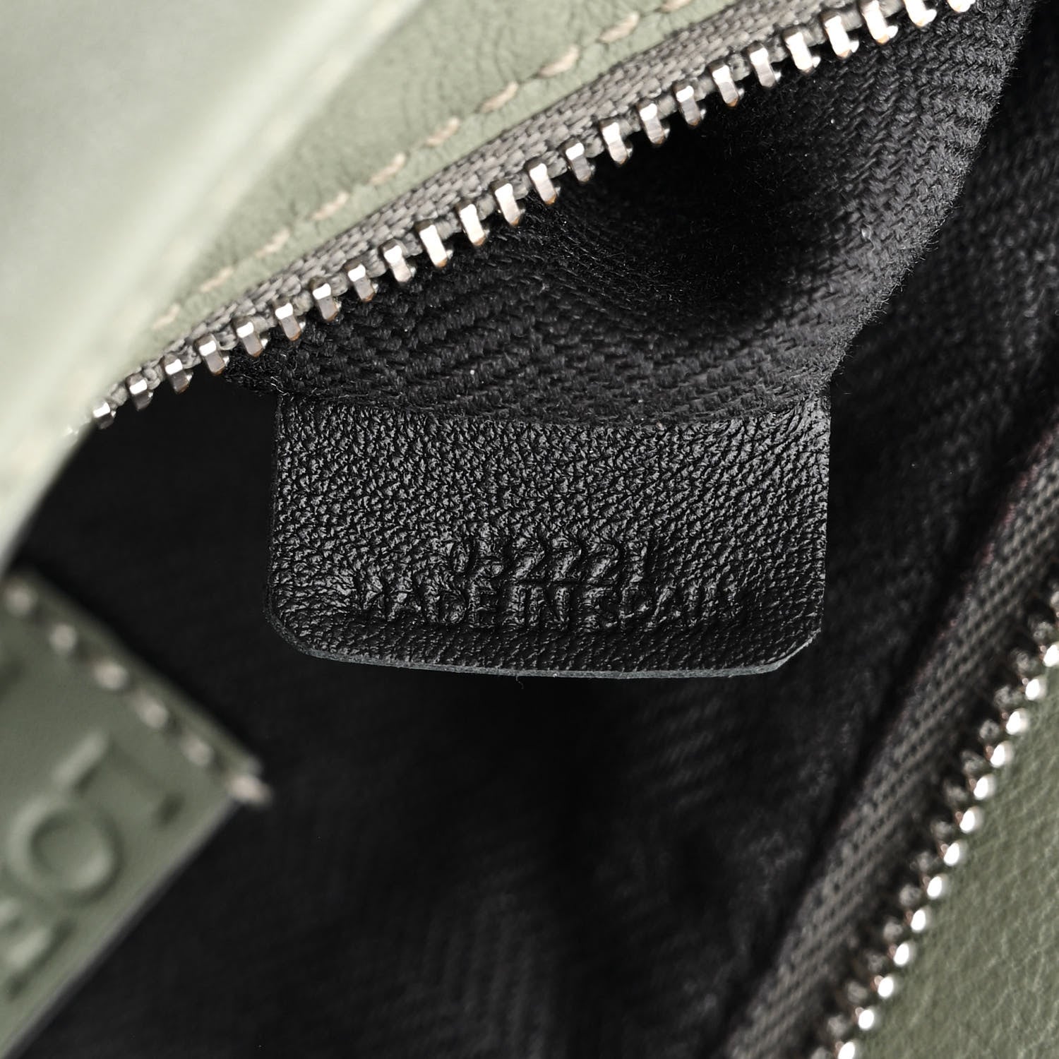 Loewe Calfskin Mini Puzzle Bumbag Dark Sage 7 of 11