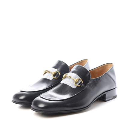 Gucci Goatskin Mens Horsebit Loafers 8 Black 3 of 11