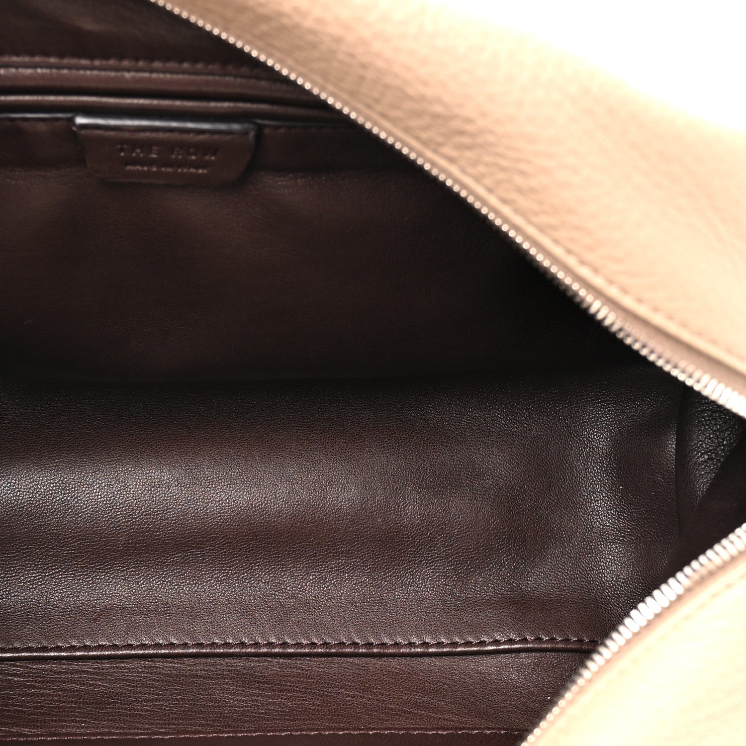 The Row Grained Calfskin Astra Bowling Bag Dark Taupe 4 of 9