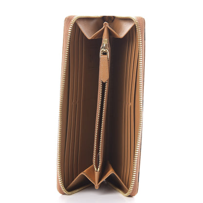 MCM Visetos Large Zip Around Wallet Cognac 5 of 6