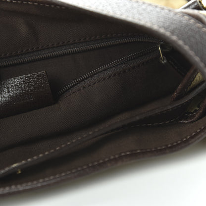 Gucci Monogram Medium Abbey Shoulder Bag Dark Brown 9 of 10