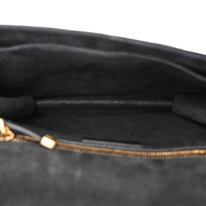 Christian Dior Lambskin Cannage Studded Large Dioraddict Flap Bag Black 5 of 10