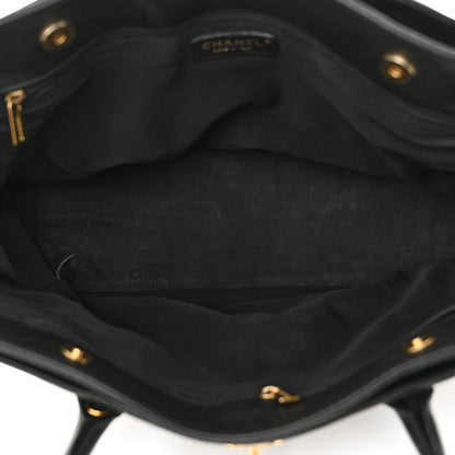 Chanel Calfskin Cerf Executive Shopper Tote Black 5 of 12