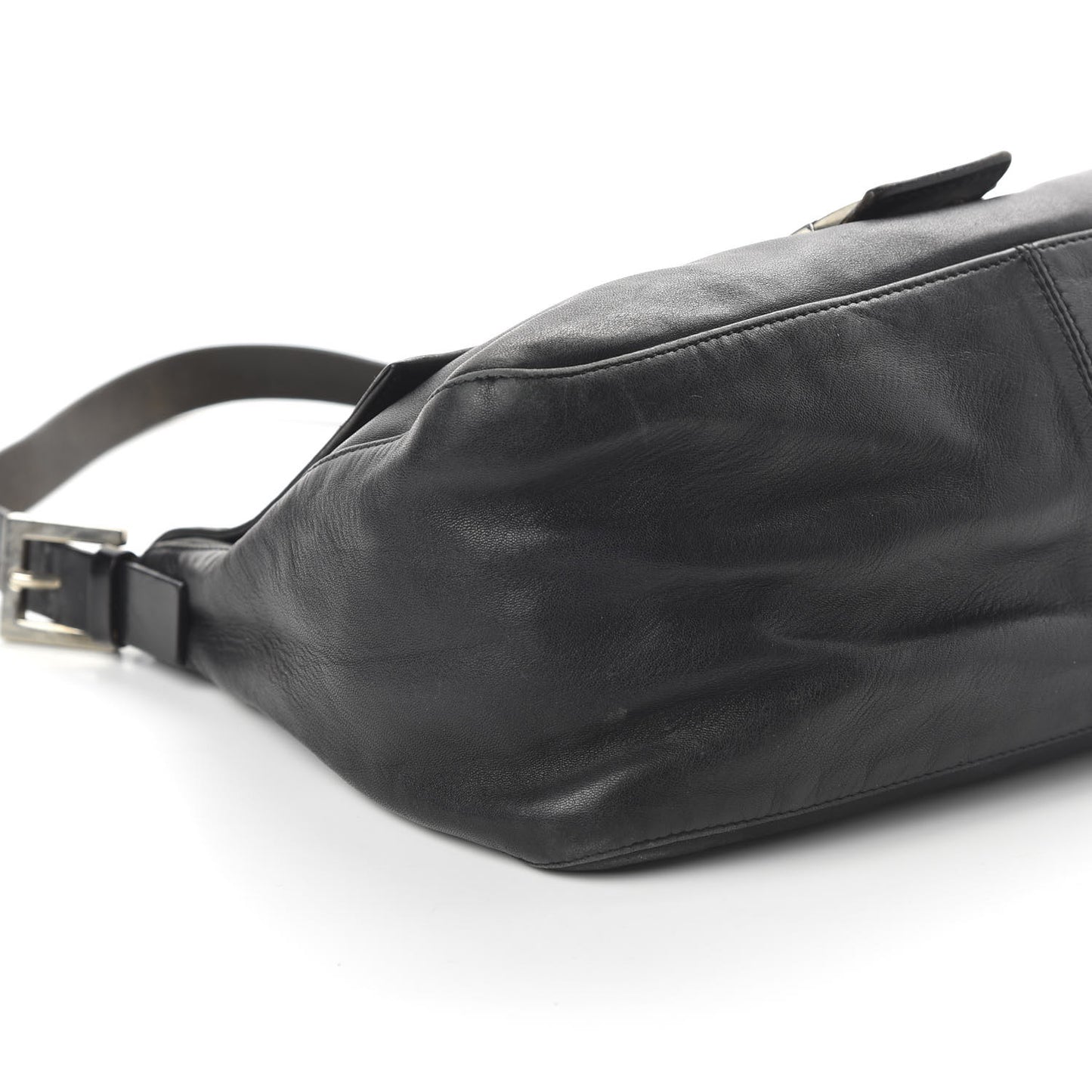 Lambskin Mama Baguette Black