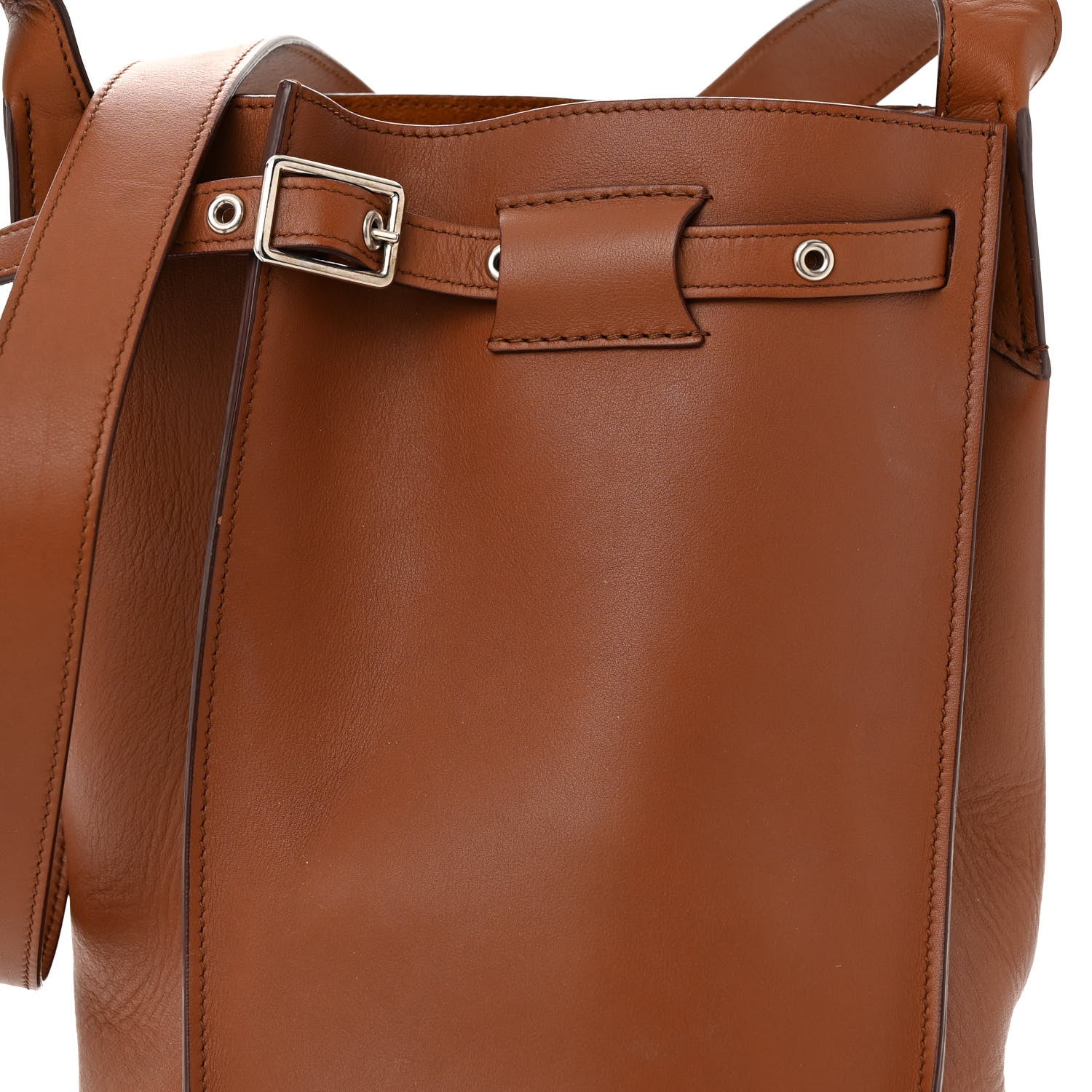 Celine Smooth Calfskin Long Strap Big Bucket Bag Tan 8 of 13