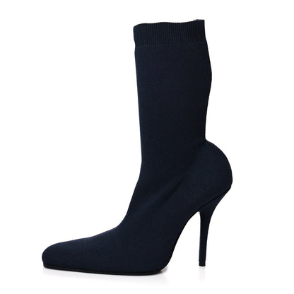 Balenciaga Jersey Crepe Round Toe Knife Booties 38 1 of 7