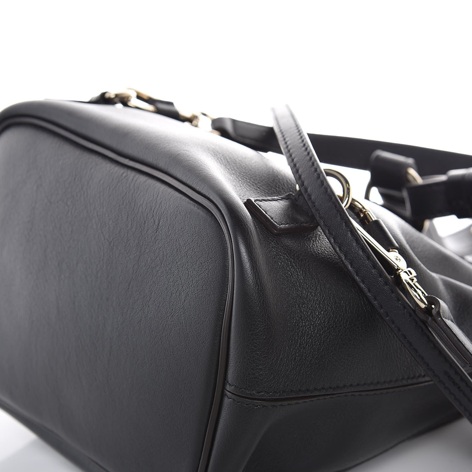 Chloe Suede Calfskin Small Faye Backpack Black 13 of 13