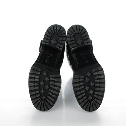 Louis Vuitton Monogram Embossed Calf Rebellion Half Boots 39 Black 5 of 8