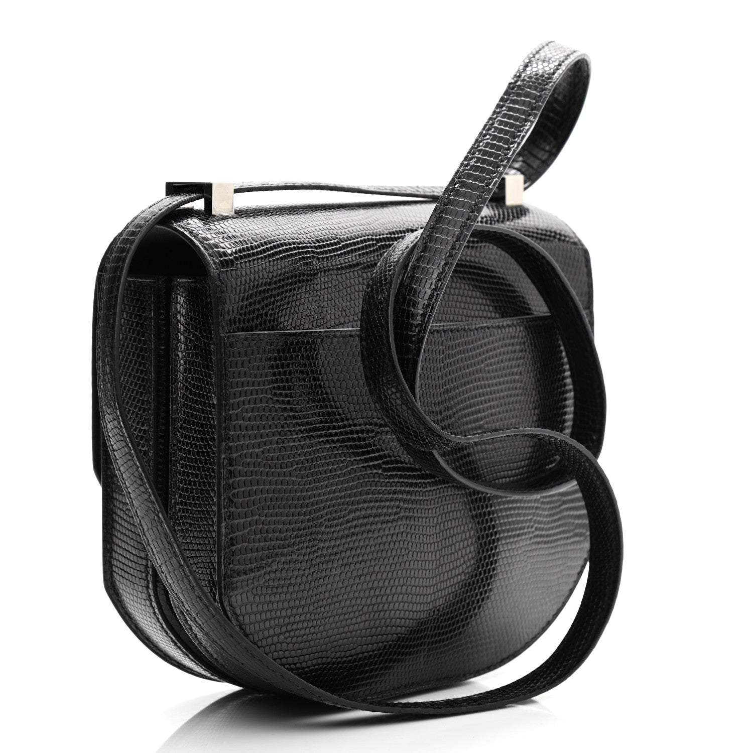 Hermes Lizard Mosaique Au 24-17 Black 3 of 10