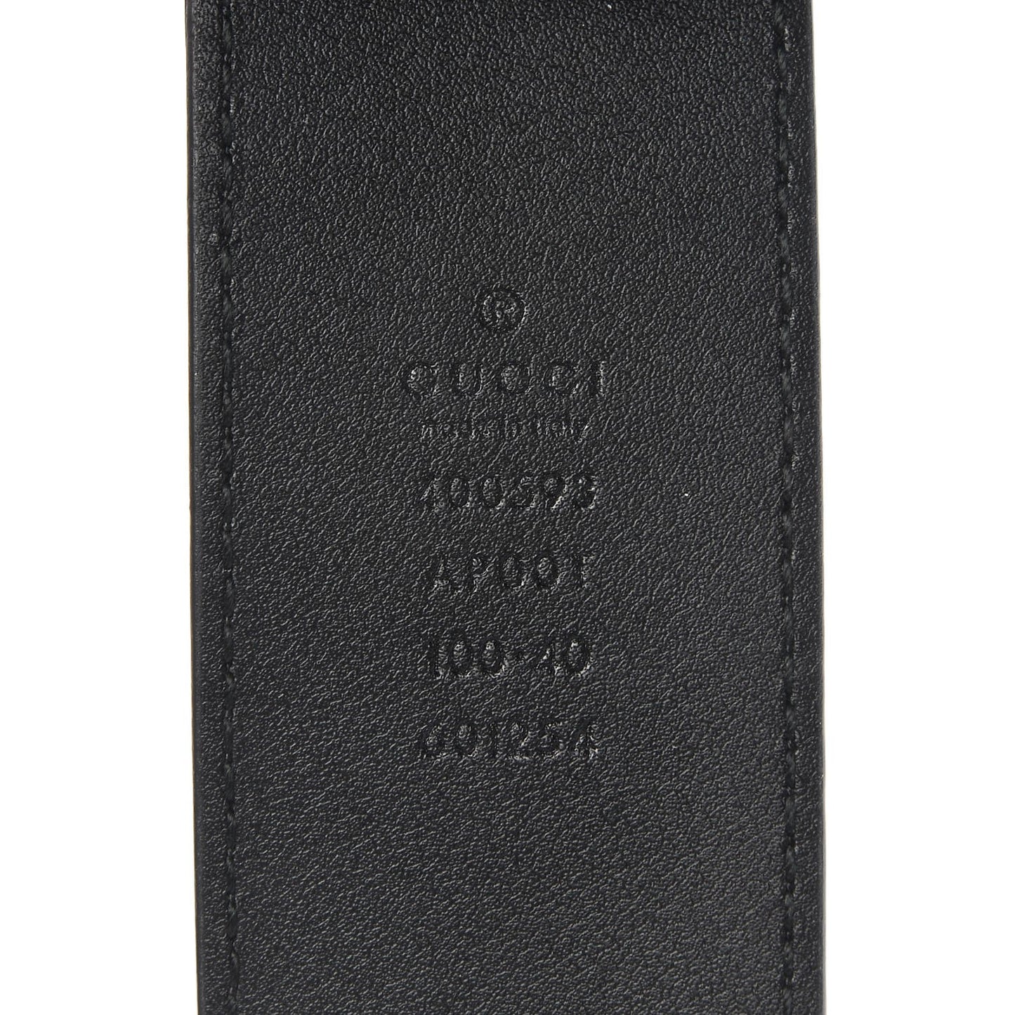Calfskin Double G 40mm Belt 100 40 Black