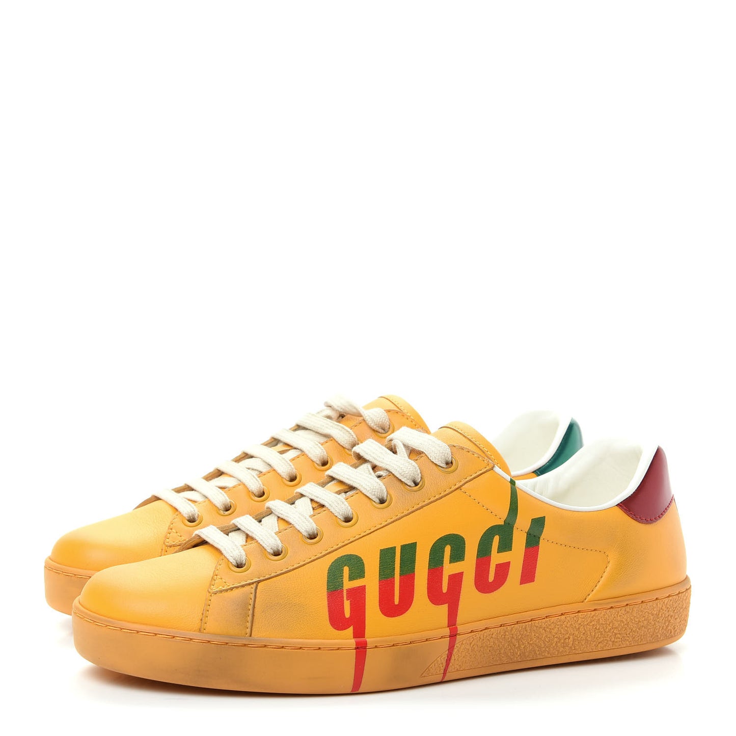 Distressed Calfskin Mens Ace Blade Sneakers 8 Crop