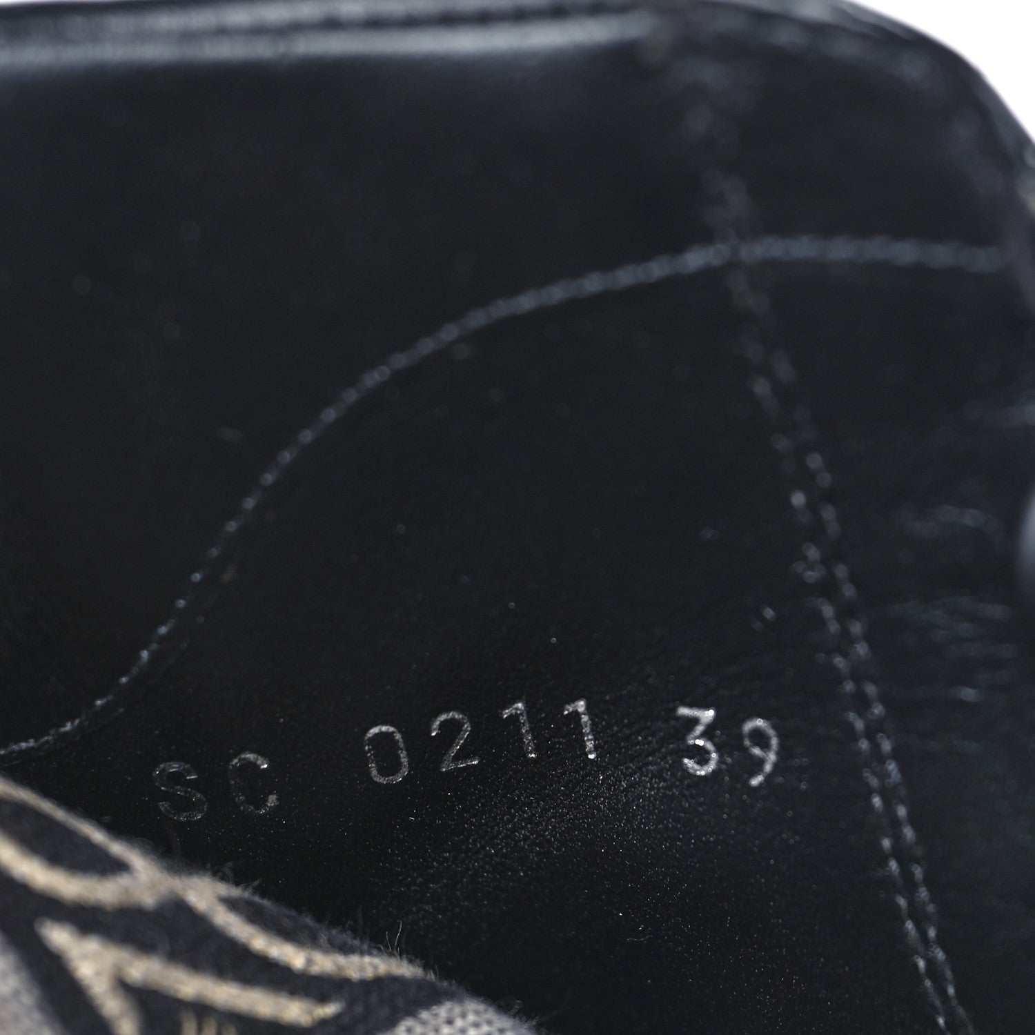 Louis Vuitton Suede Calfskin Jacquard Since 1854 Laureate Platform Desert Boots 39 Black 9 of 9