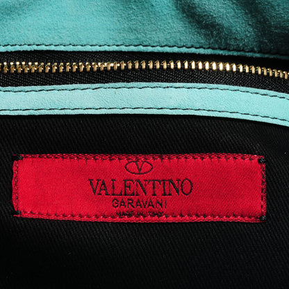 Valentino Garavani Patent Histoire Tote Turquoise 7 of 8