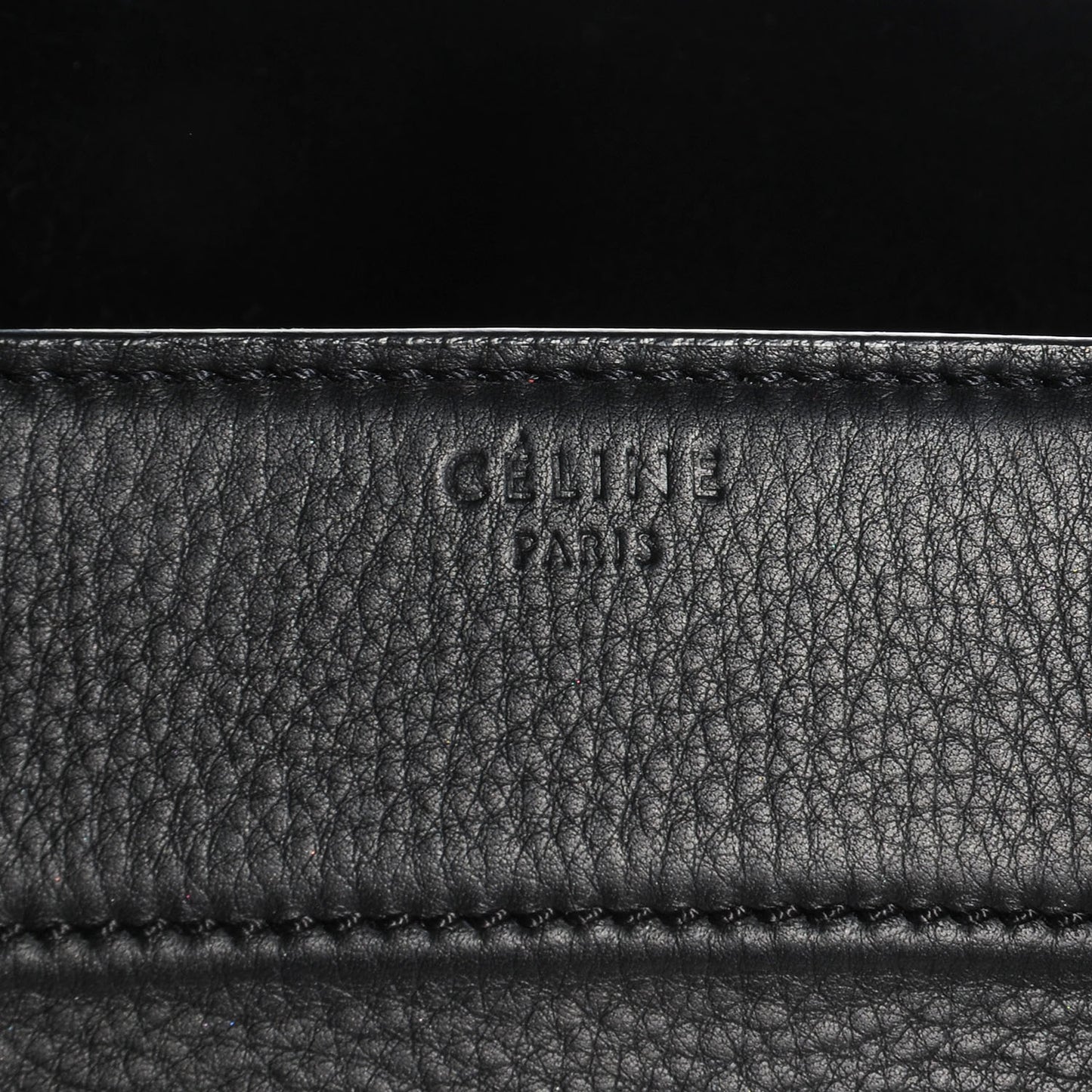Supple Calfskin Medium Phantom Luggage Black