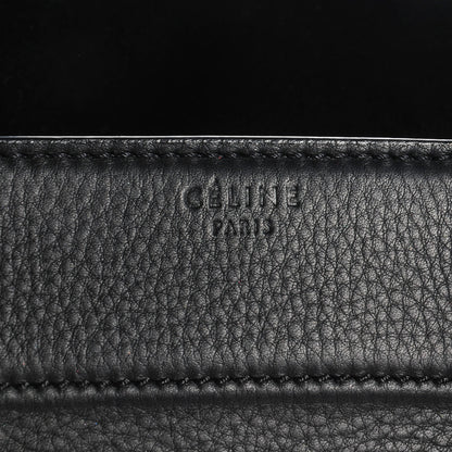 Celine Supple Calfskin Medium Phantom Luggage Black 6 of 9