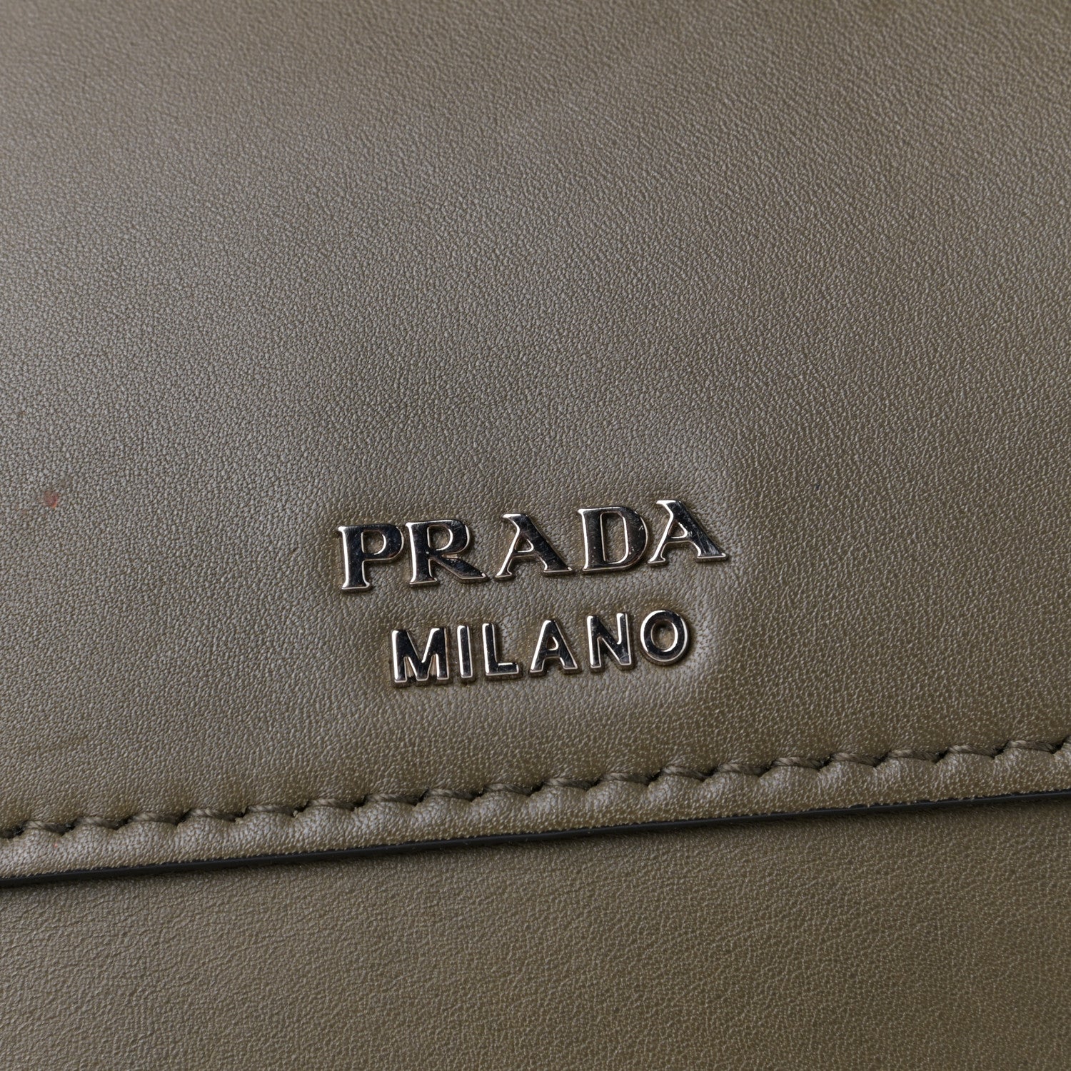 Prada City Calfskin Convertible Top Handle Tote Militare Green Black 5 of 10