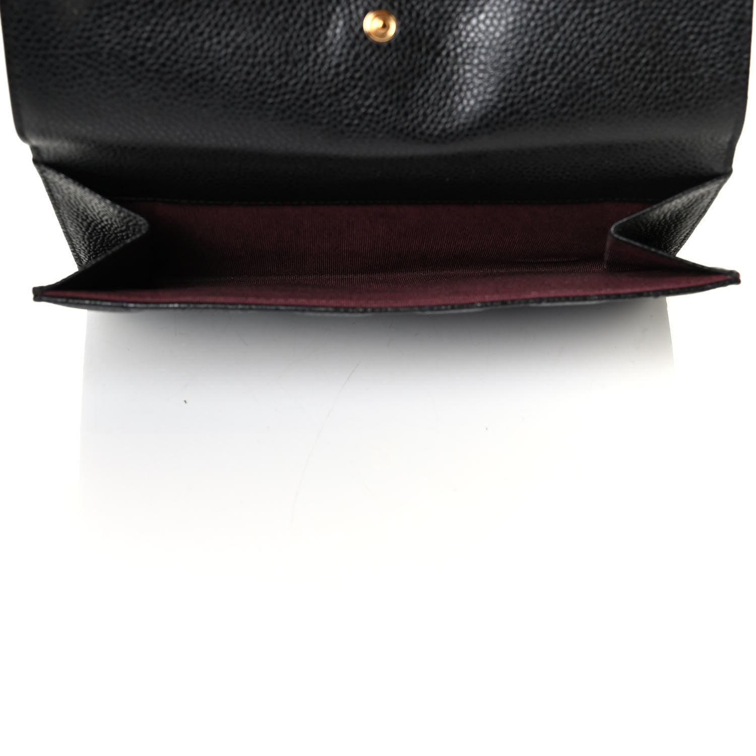 Chanel Caviar Quilted CC Long Double Wallet Black 4 of 7