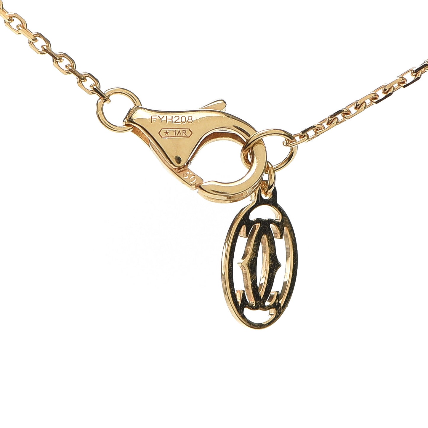 18K Yellow Gold Diamond XS D'Amour Pendant Necklace