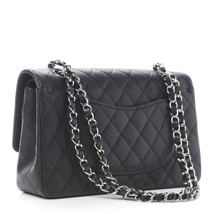 Chanel Caviar Quilted Medium Double Flap Black 3 of 9