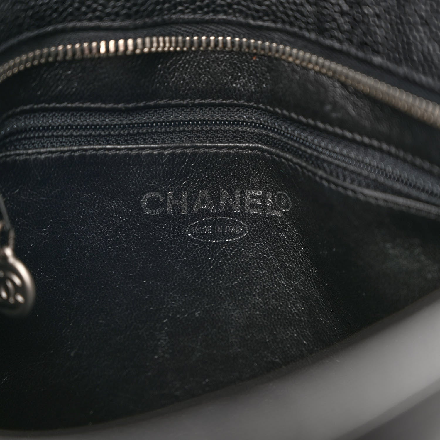 Chanel Caviar Quilted Medallion Tote Black 6 of 11