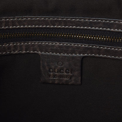 Gucci Guccissima Large New Pelham Shoulder Bag Dark Brown 8 of 9