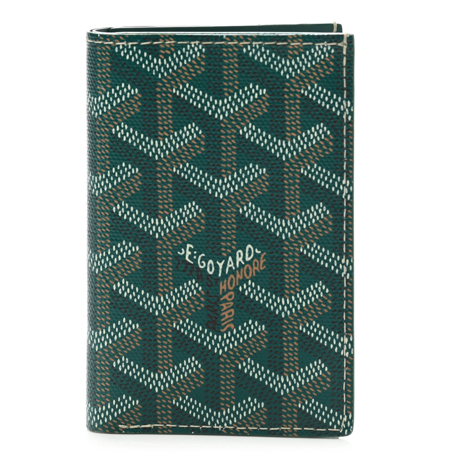 Goyard Goyardine Saint Pierre Card Holder Green 1 of 6