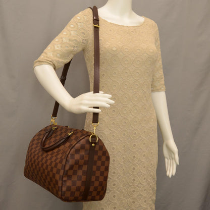 Louis Vuitton Damier Ebene Speedy Bandouliere 30 2 of 7