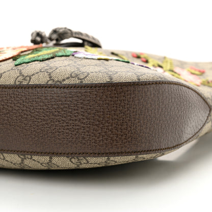 Gucci GG Supreme Monogram Web Embroidered Medium Dionysus Hobo Beige New Acero Multicolo Beige New Acero Multicolor 10 of 13