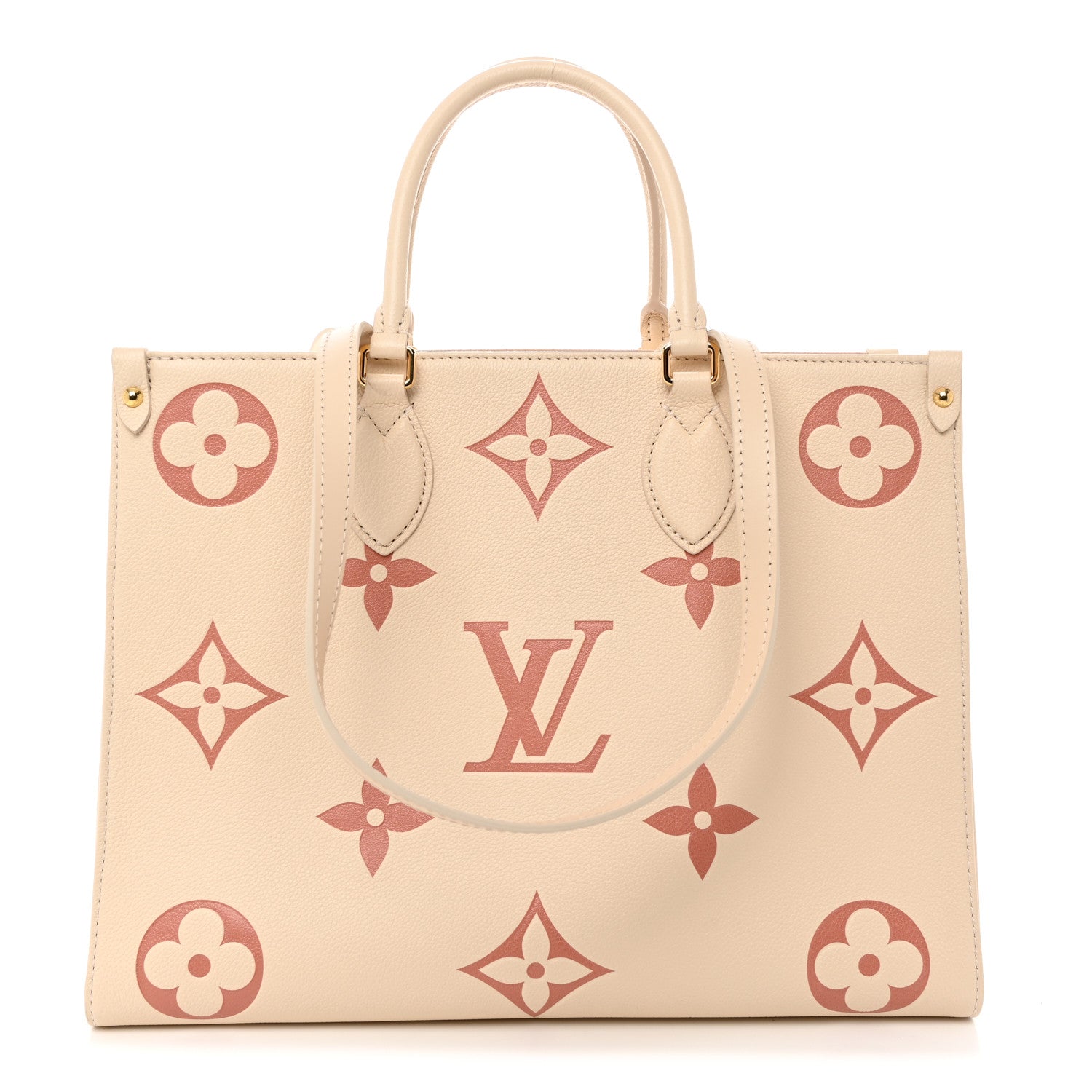 Louis Vuitton LOUIS VUITTON Empreinte Monogram Giant Onthego MM Creme Rose Trianon 1 of 9