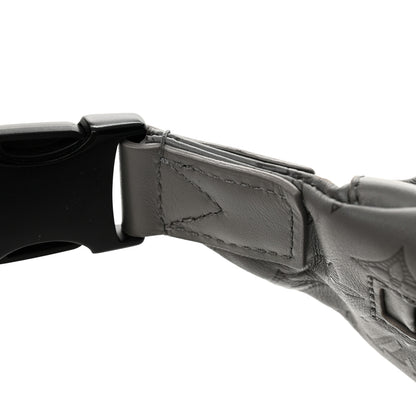 Louis Vuitton Calfskin Monogram Shadow Discovery Bumbag PM Gray 10 of 10