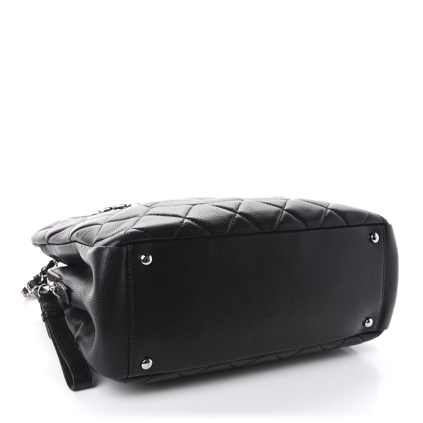 Caviar Quilted Timeless CC Soft Tote Black