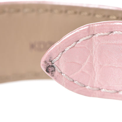 Cartier Stainless Steel Alligator 33mm Ballon Bleu De Cartier Automatic Watch Pink 11 of 12