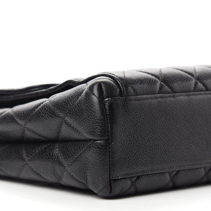 Chanel Caviar Quilted Flap Shoulder Bag Black 10 of 13