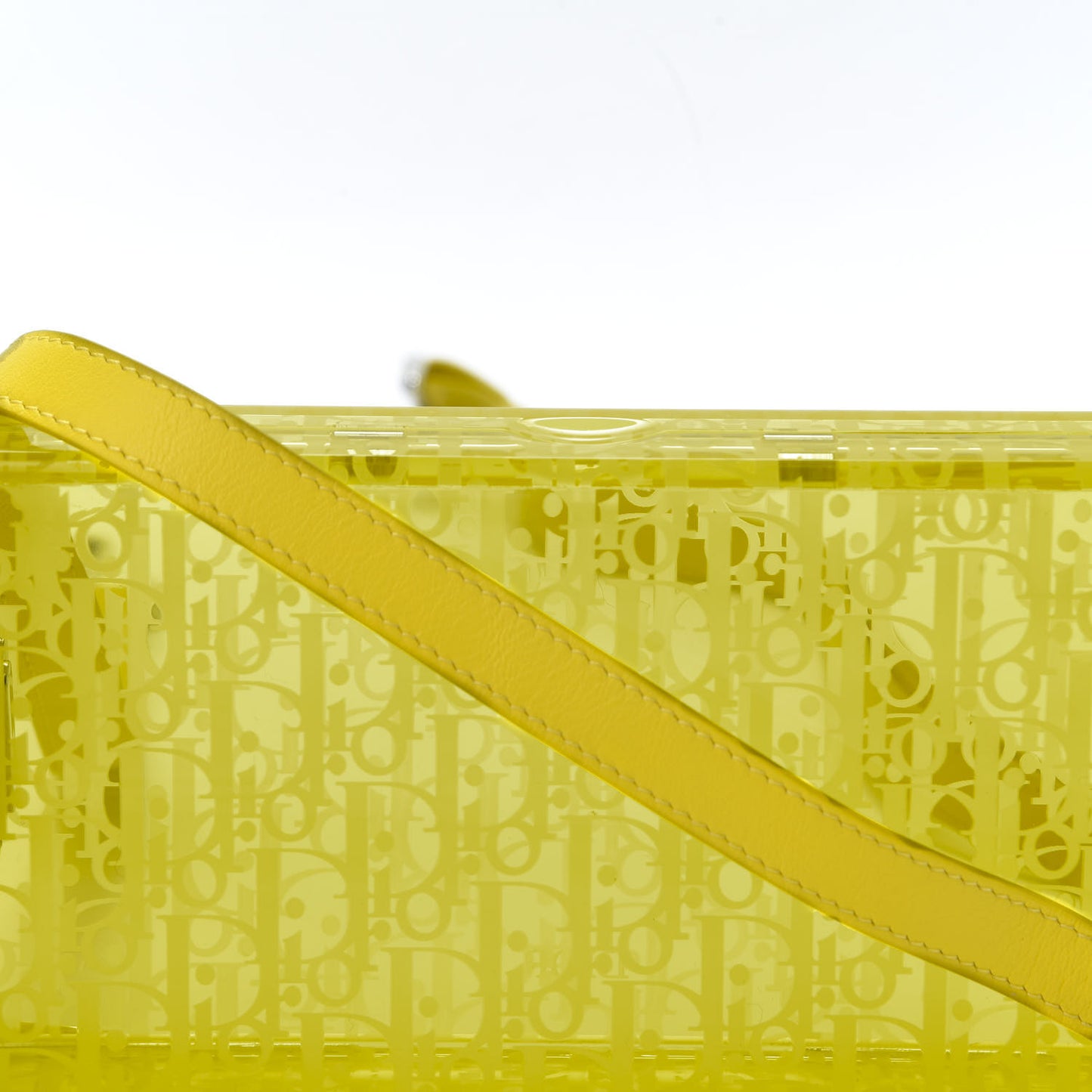 X RIMOWA Plexiglass Pouch Translucent Yellow