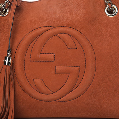 Gucci Vitello Range Medium Soho Chain Shoulder Bag Old Whisky 21 of 21