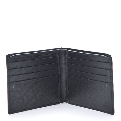Gucci Shangai Calfskin Kingsnake Bi-Fold Wallet Black 5 of 10