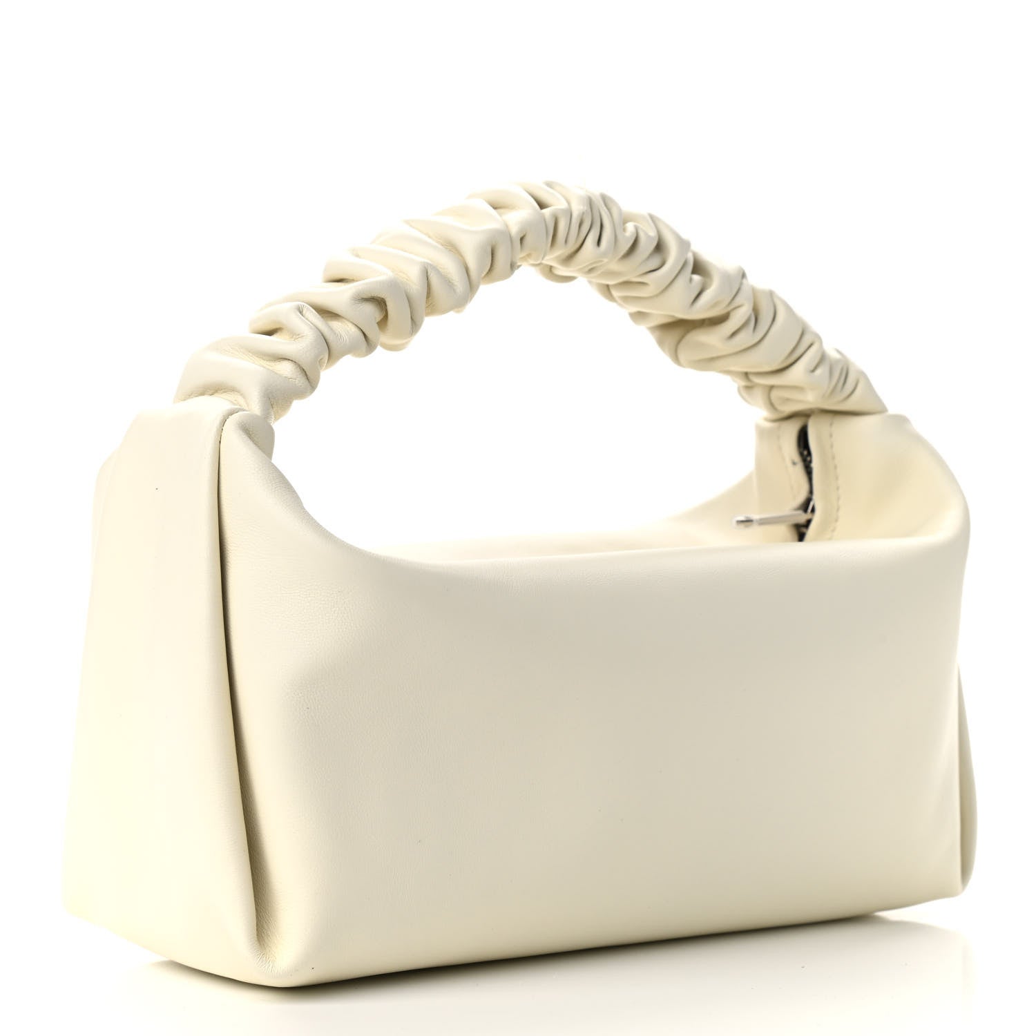 Alexander Wang Lambskin Mini Scrunchie Bag White 3 of 9