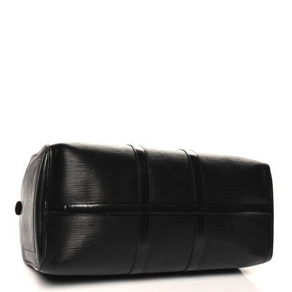 Louis Vuitton Epi Keepall 45 Black 3 of 12