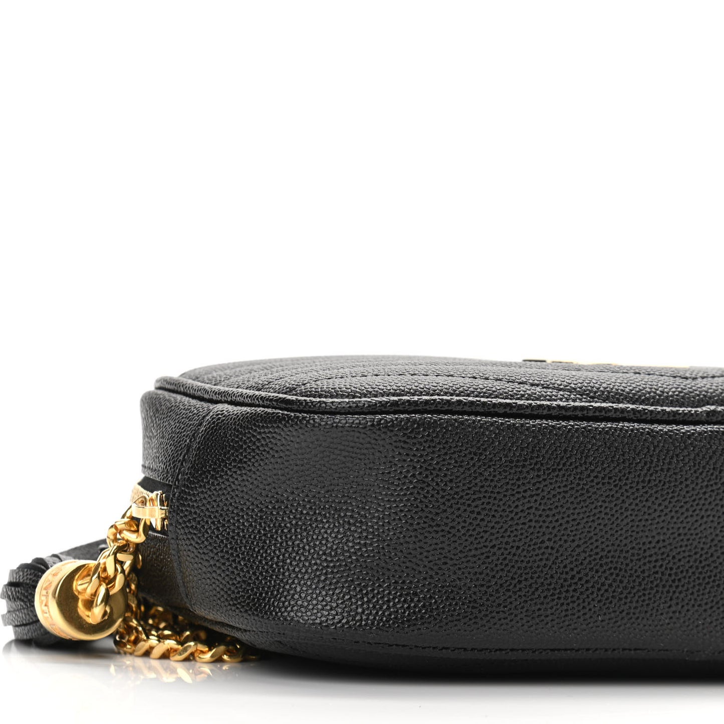 Grain De Poudre Matelasse Monogram Mini Lou Camera Bag Black