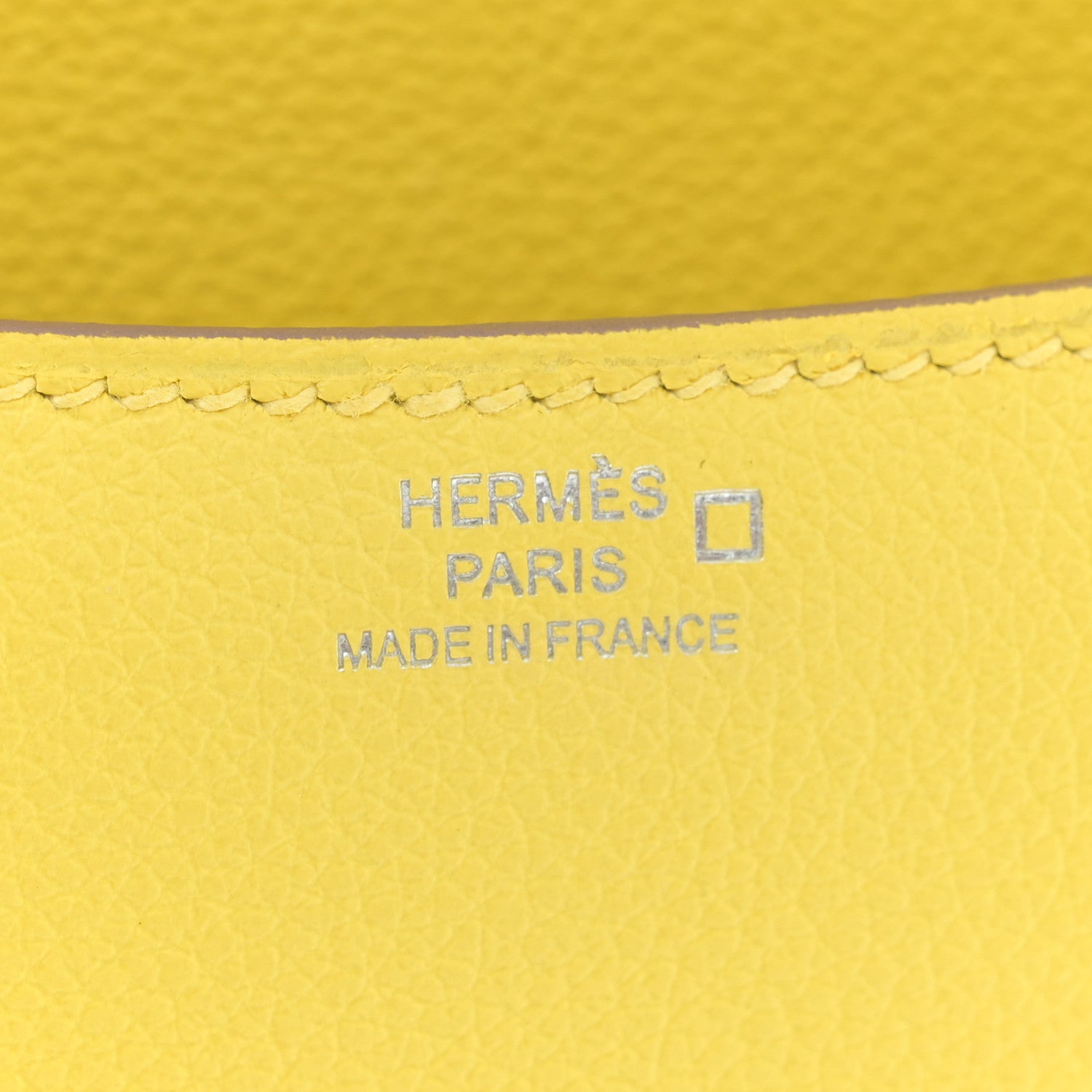 Hermes Evercolor Shiny Alligator Constance 18 Lime Miel 6 of 11