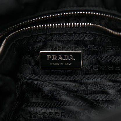 Prada Tessuto Nylon Soft Calf Tote Black 5 of 13