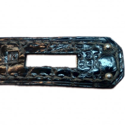 Porosus Crocodile BIRKIN 35 Graphite