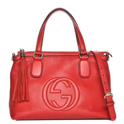 Gucci Cellarius Calfskin Small Soho Top Handle Satchel Tobasco 1 of 8