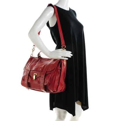 Proenza Schouler Lambskin Large PS1 Satchel Paprika 2 of 10