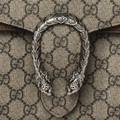 Gucci GG Supreme Monogram Medium Dionysus Shoulder Bag Taupe 10 of 11